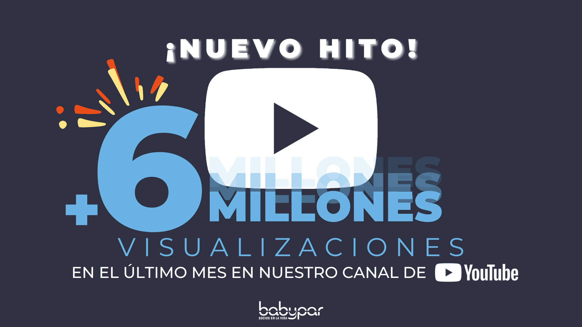 Más de 6 millones de visualizaciones en un mes: Babypar sigue creciendo