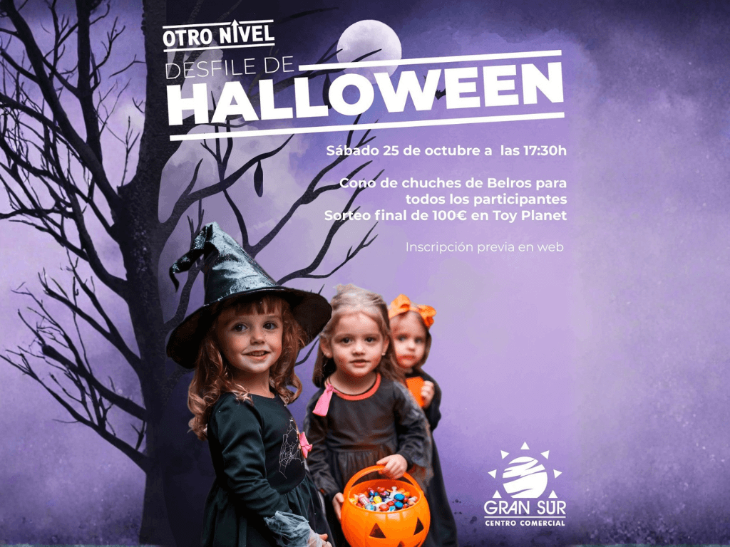 Desfile de Halloween en el CC Gran Sur – La Línea (Cádiz)
