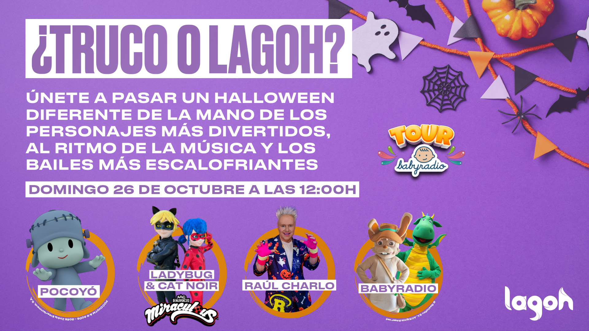 🎃 ¿Truco o Lagoh? – Tour Babyradio en Lagoh Sevilla