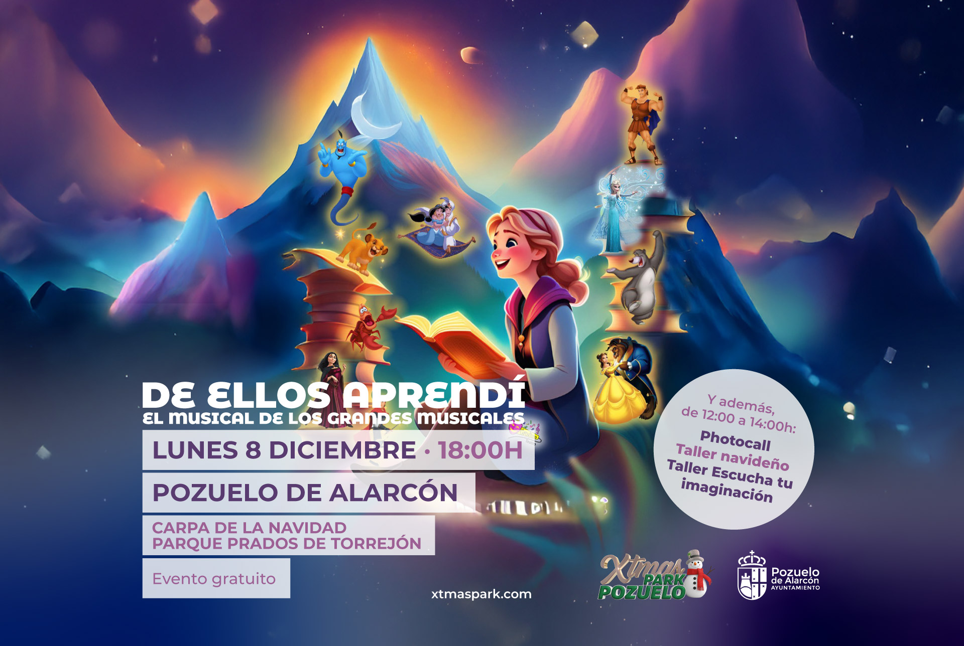 De Ellos Aprendí, musical en Xtmas Park