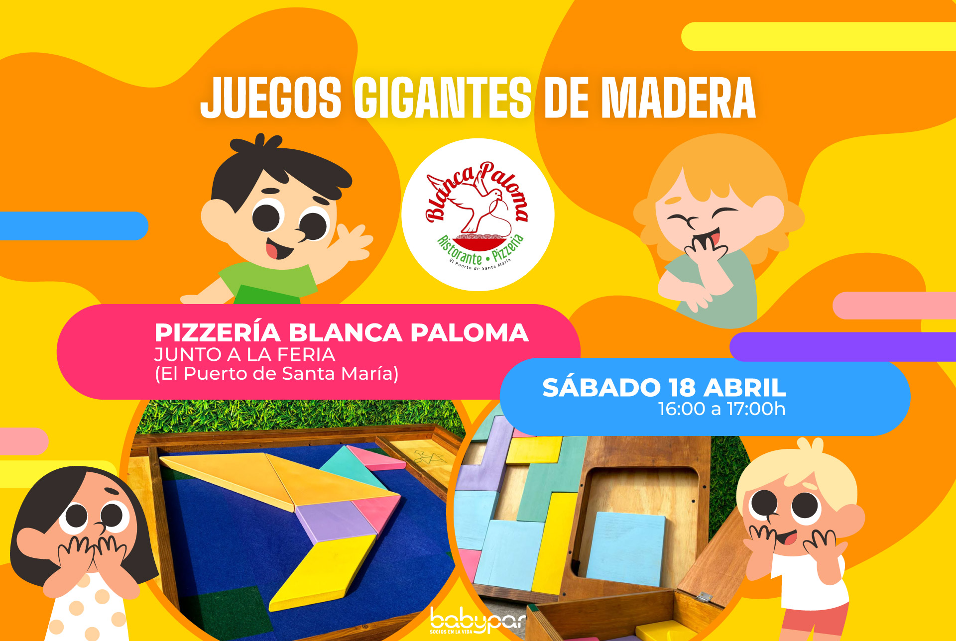 JUEGOS GIGANTES DE MADERA – EL PUERTO DE SANTA MARÍA